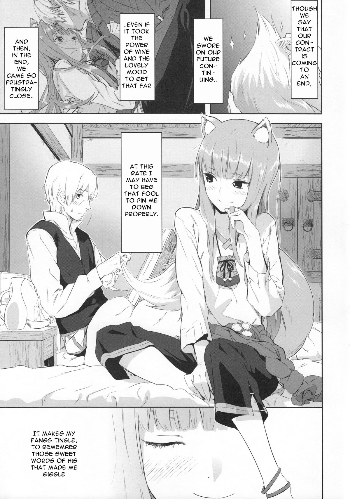 (C83) [Ajisaidenden (Kawakami Rokkaku, Takanashi Rei)] Harvest II (Spice and Wolf) [English] {Drunken Wolf}_04.jpg